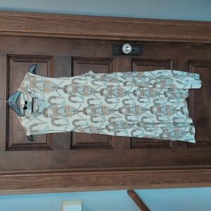 Nooworks Bridge Print Rosemary Dress Sz M